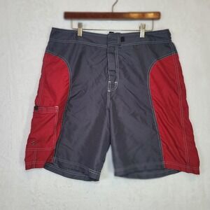 Vintage Y2K‎ Board Shorts Surf Swim Trunks Vacation Beach Mens Size 36 Retro